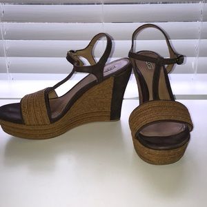 Ugg T-Strap Espadrille Wedges